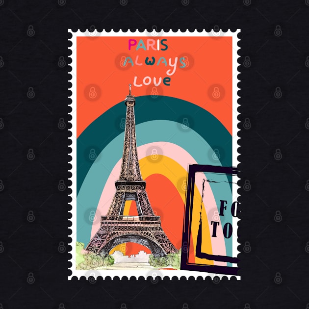 Postage, stamps, romantic country by MSC.Design